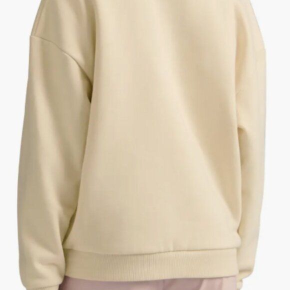 Favorite Daughter NWT Pullover Sweatshirt in Gardenia White/ Baby Blue - Size M - Picture 2 of 3